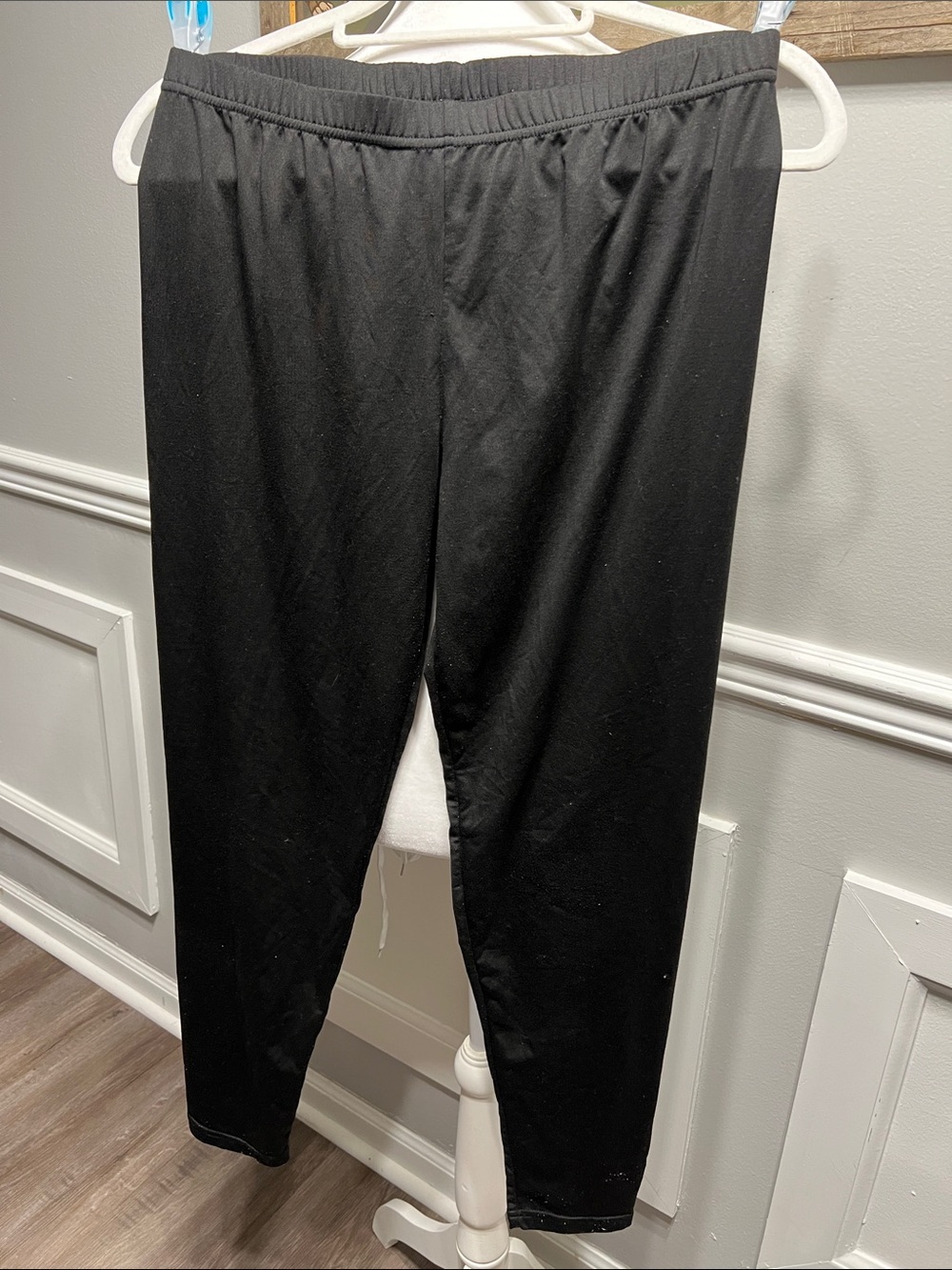 Thermajane Womens Thermal Underwear Black Size L
